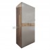 BRICK 1000 hinge door wardrobe, walnut veneer+grey, 813119
