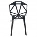 PROFILO 型格餐椅, 黑色, 鋁材, 811169