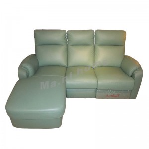 PIEL 曲尺三座位電動彈鉸儲物真皮梳化, 811273