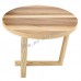 ALINE 550 coffee table, white ash+apple wood veneer,100030