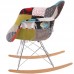 LINEA rocking chair, fabric, patchwork, 809921