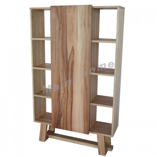 ALINE 1000 bookcase, white ash+apple wood veneer,100026