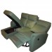 PIEL L shape electrical recliner with storage box, leather, 811273