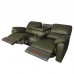 PIEL  electrical recliner with movable tray leather