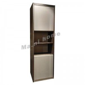 FINN 650 貯物飾柜, 深胡桃木色+灰色, 811488