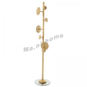 ALINE 350 衣帽架, 進口白腊木,100027