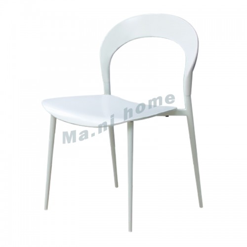 SEDIA dining chair, gloss white810804