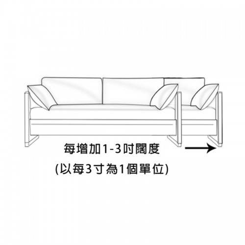 MATTO 每增加1-3寸闊度 (以每3寸為1個單位),800694