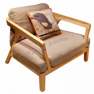 ALINE 900 1 seat sofa, white ash,100034