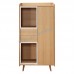 OTARU 760 cabinet,  oak veneer+white, 813512